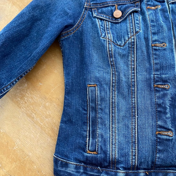 Loft XSP Jean denim trucker jacket size: XSP - Picture 2 of 8